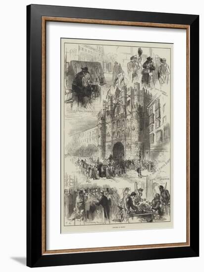 Sketches in Madrid-Charles Robinson-Framed Giclee Print