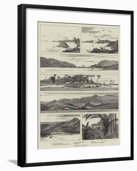 Sketches in New Guinea-Charles Auguste Loye-Framed Giclee Print