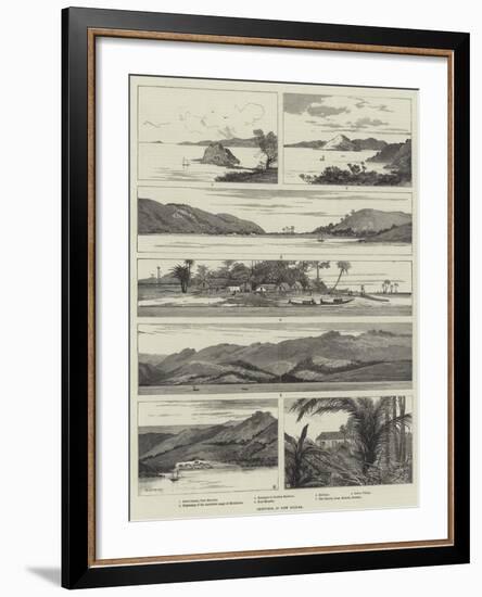 Sketches in New Guinea-Charles Auguste Loye-Framed Giclee Print