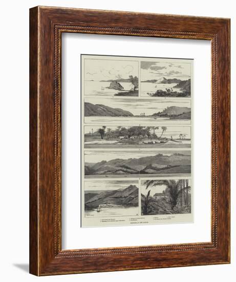 Sketches in New Guinea-Charles Auguste Loye-Framed Giclee Print