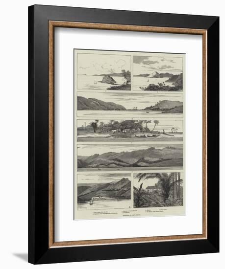 Sketches in New Guinea-Charles Auguste Loye-Framed Giclee Print