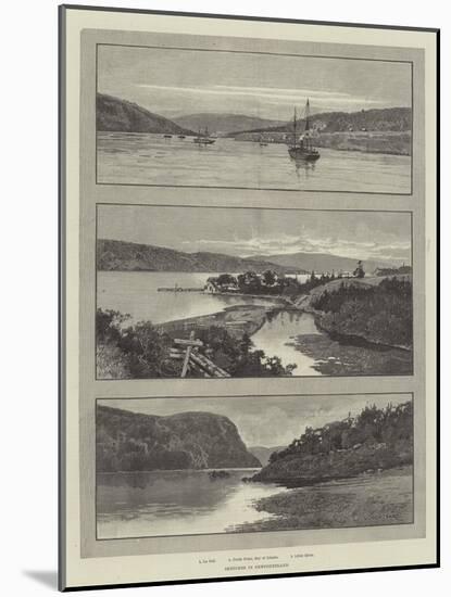 Sketches in Newfoundland-Charles Auguste Loye-Mounted Giclee Print