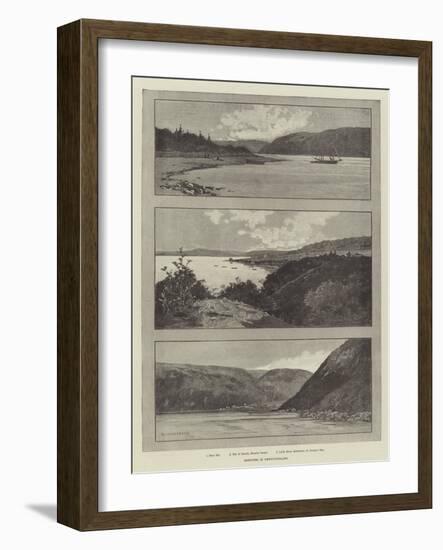 Sketches in Newfoundland-Charles Auguste Loye-Framed Giclee Print