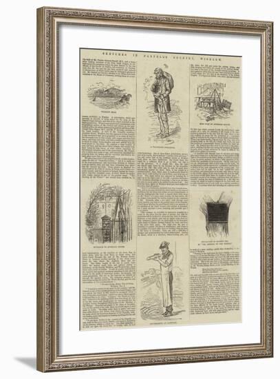 Sketches in Parnell's Country, Wicklow-null-Framed Giclee Print