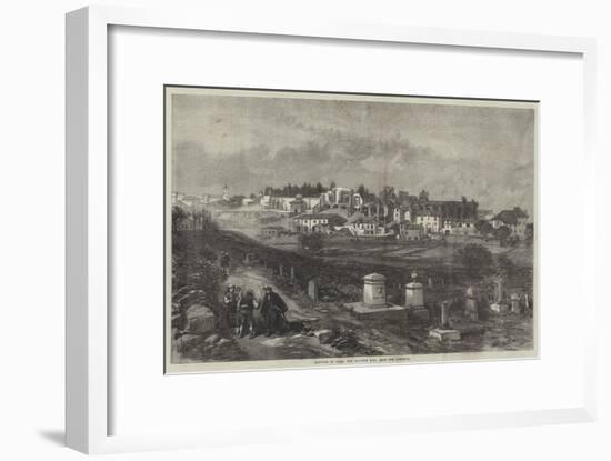 Sketches in Rome, the Palatine Hill, from the Aventine-null-Framed Giclee Print