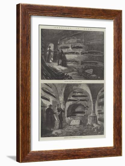 Sketches in Rome-null-Framed Giclee Print