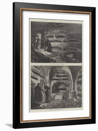 Sketches in Rome-null-Framed Giclee Print