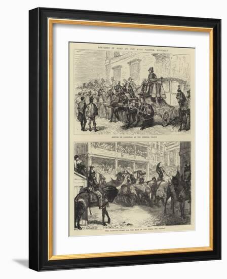 Sketches in Rome-null-Framed Giclee Print