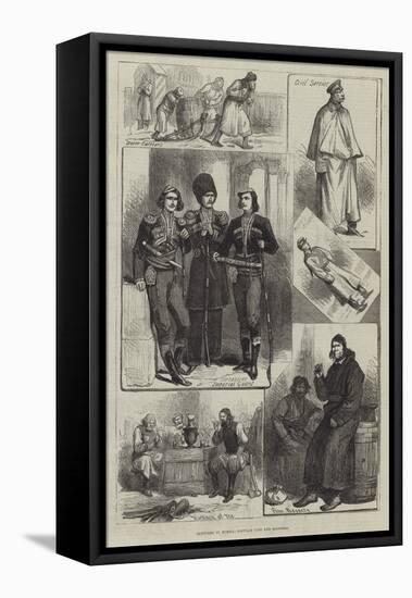 Sketches in Russia, Popular Life and Manners-null-Framed Premier Image Canvas