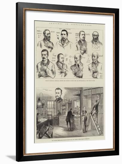 Sketches in Scotland-Yard-null-Framed Giclee Print