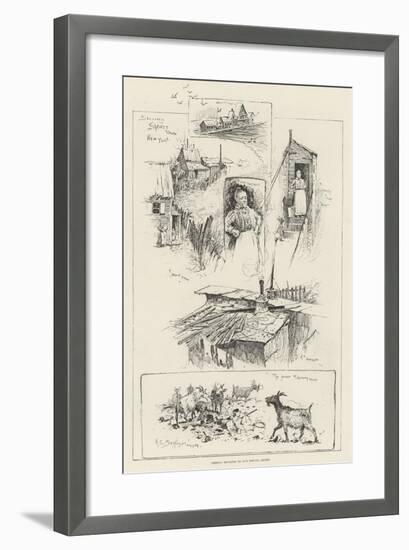 Sketches in Shanty Town, New York-Henry Charles Seppings Wright-Framed Giclee Print