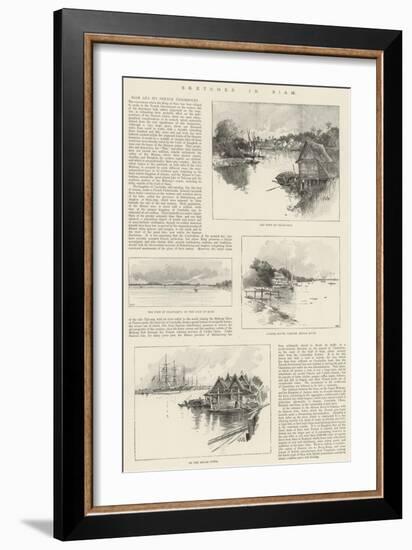 Sketches in Siam-Charles Auguste Loye-Framed Giclee Print