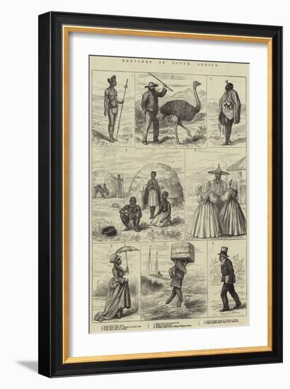 Sketches in South Africa-null-Framed Giclee Print