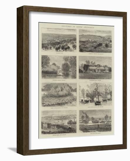 Sketches in South Australia-null-Framed Giclee Print