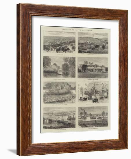 Sketches in South Australia-null-Framed Giclee Print