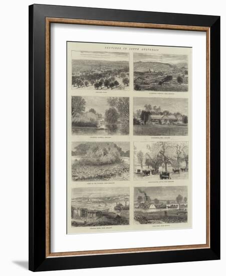 Sketches in South Australia-null-Framed Giclee Print