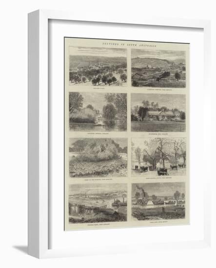 Sketches in South Australia-null-Framed Giclee Print