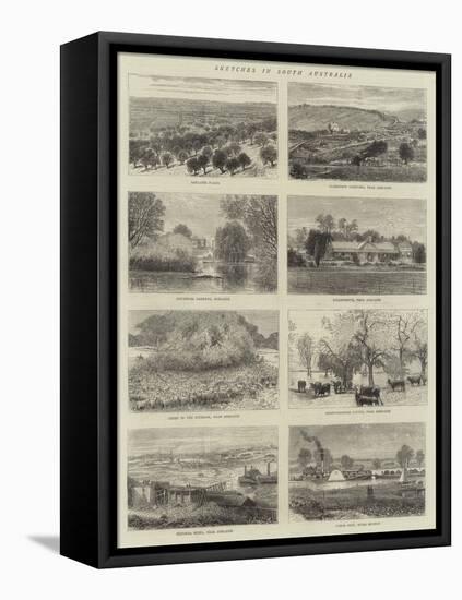 Sketches in South Australia-null-Framed Premier Image Canvas
