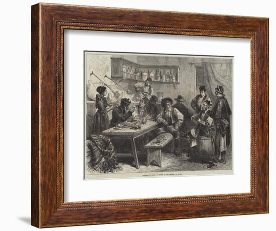 Sketches in Spain, a Tavern in the Suburbs of Madrid-null-Framed Giclee Print