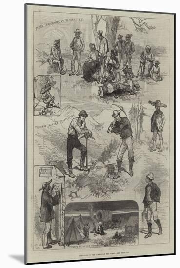 Sketches in the American Far West-Charles Robinson-Mounted Giclee Print