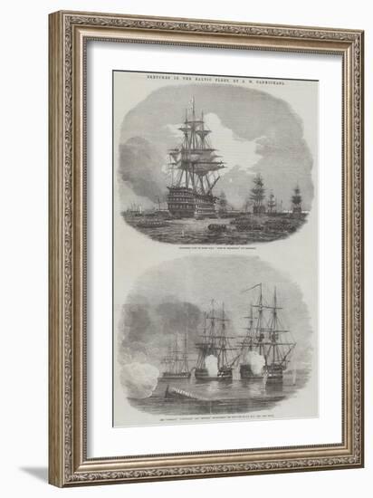 Sketches in the Baltic Fleet-John Wilson Carmichael-Framed Giclee Print