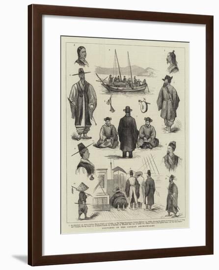 Sketches in the Corean Archipelago-null-Framed Giclee Print