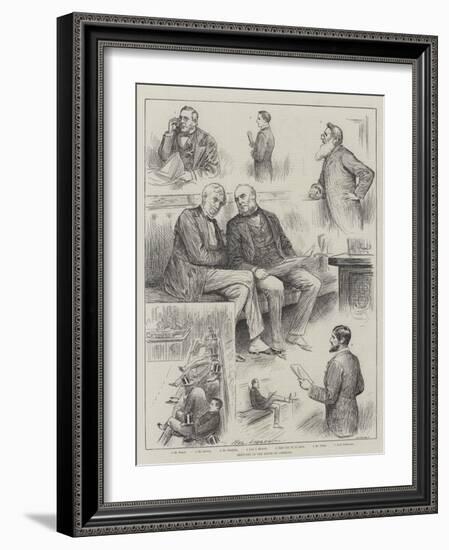 Sketches in the House of Commons-Henry Stephen Ludlow-Framed Giclee Print