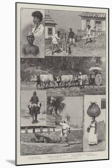 Sketches in the Northern Provinces of Brazil-Amedee Forestier-Mounted Giclee Print