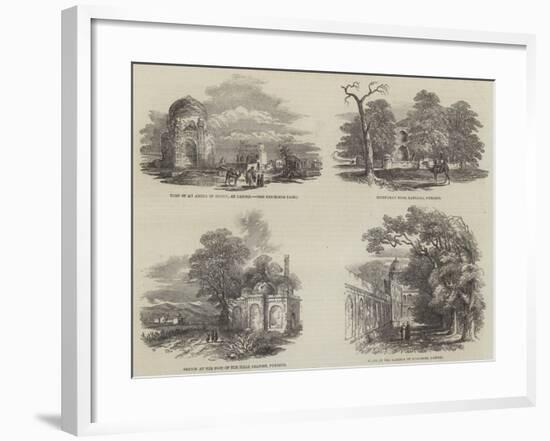 Sketches in the Punjaub-null-Framed Giclee Print