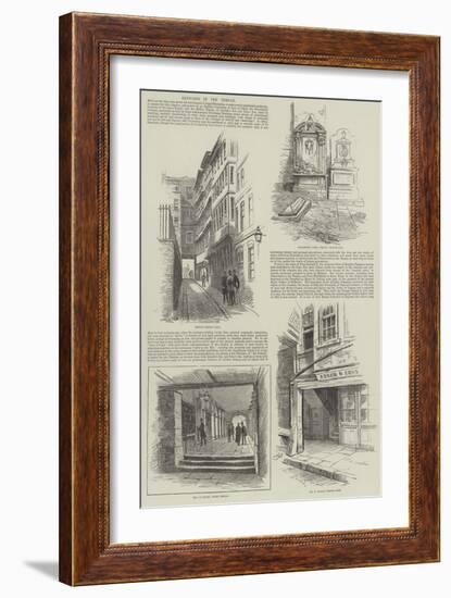 Sketches in the Temple-Alfred Robert Quinton-Framed Giclee Print