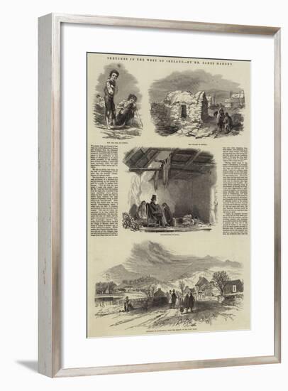 Sketches in the West of Ireland-null-Framed Giclee Print