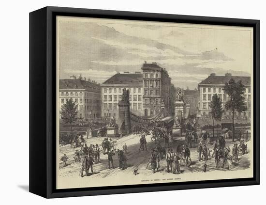 Sketches in Vienna, the Aspern Bridge-null-Framed Premier Image Canvas