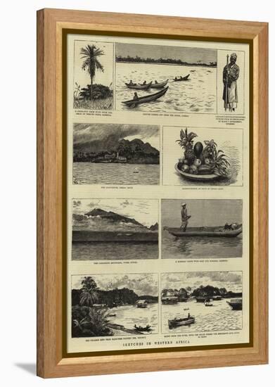 Sketches in Western Africa-null-Framed Premier Image Canvas