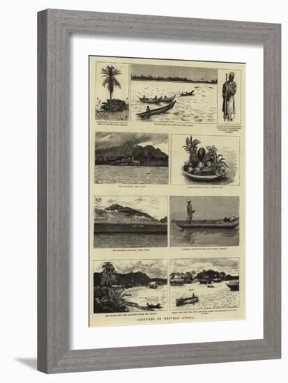 Sketches in Western Africa-null-Framed Giclee Print