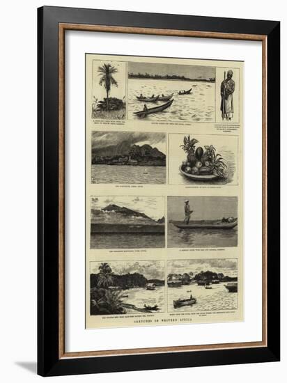 Sketches in Western Africa-null-Framed Giclee Print