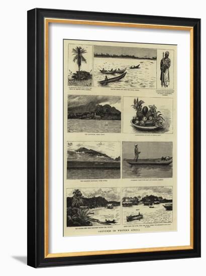 Sketches in Western Africa-null-Framed Giclee Print