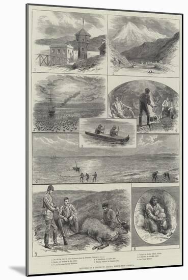 Sketches of a Cruise to Alaska, North-West America-null-Mounted Giclee Print