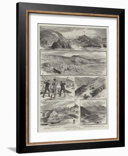 Sketches of a Cruise to Alaska-null-Framed Giclee Print