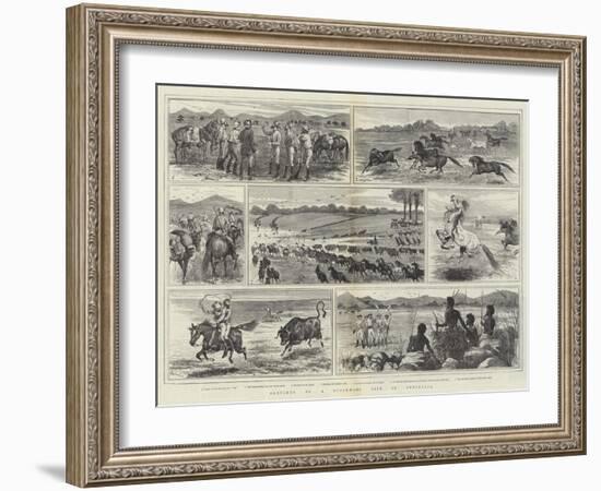 Sketches of a Stockman's Life in Australia-Alfred Courbould-Framed Giclee Print