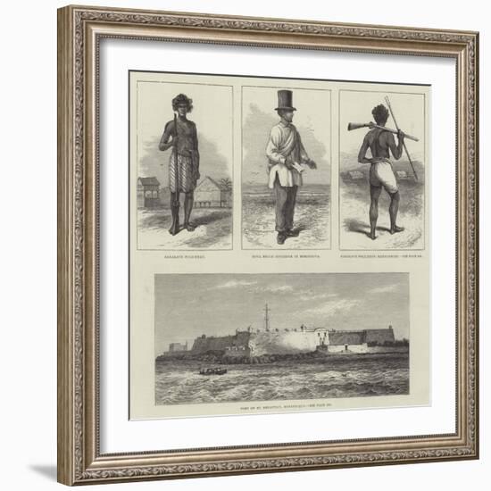 Sketches of Africa-null-Framed Giclee Print