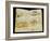 Sketches of Arabs, Landscapes of Morocco, Arab Crowds, Gate of Meknes and Hand-Written Notes-Eugene Delacroix-Framed Giclee Print