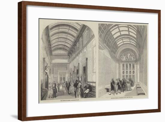 Sketches of Buckingham Palace-null-Framed Giclee Print