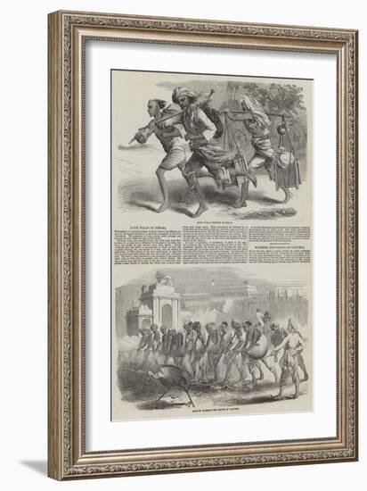 Sketches of Calcutta-null-Framed Giclee Print