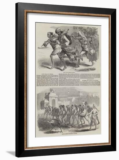 Sketches of Calcutta-null-Framed Giclee Print