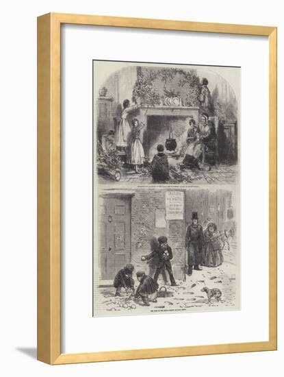 Sketches of Christmas-Myles Birket Foster-Framed Giclee Print