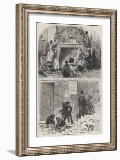 Sketches of Christmas-Myles Birket Foster-Framed Giclee Print