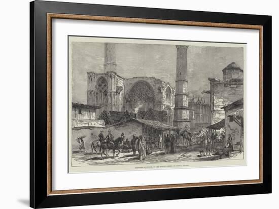 Sketches of Cyprus, St Sophia, Nicosia-null-Framed Giclee Print