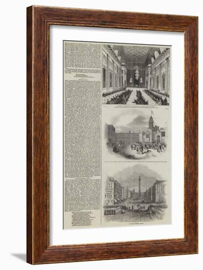 Sketches of Dublin-null-Framed Giclee Print