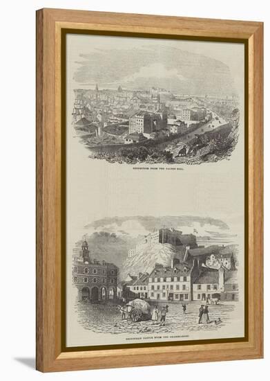 Sketches of Edinburgh-null-Framed Premier Image Canvas