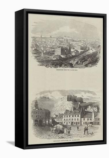 Sketches of Edinburgh-null-Framed Premier Image Canvas